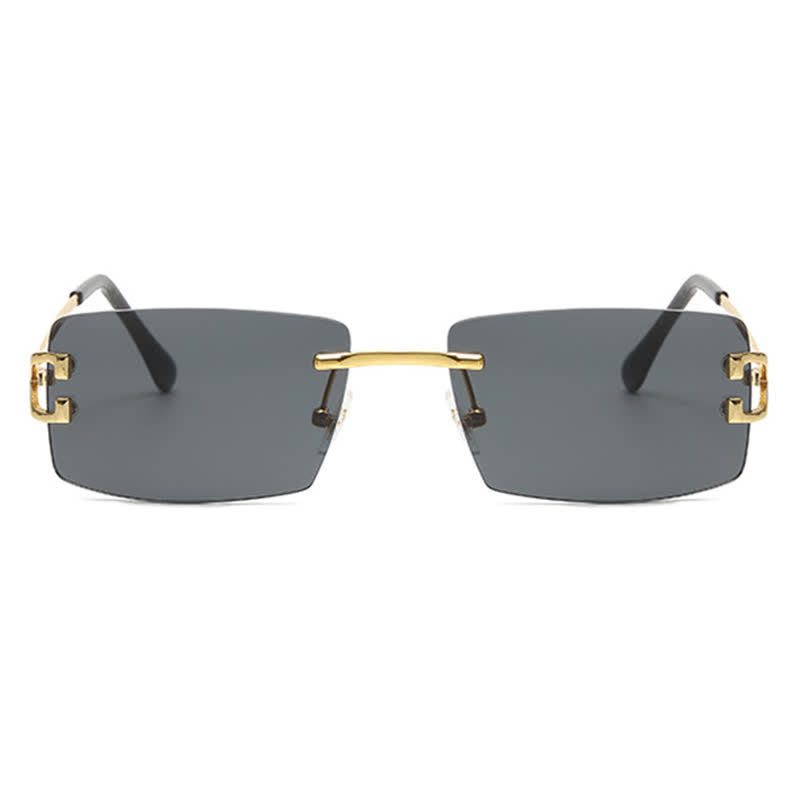 Spykay™ SG60922 Rectangle Frame Trendy Rimless Sunglasses
