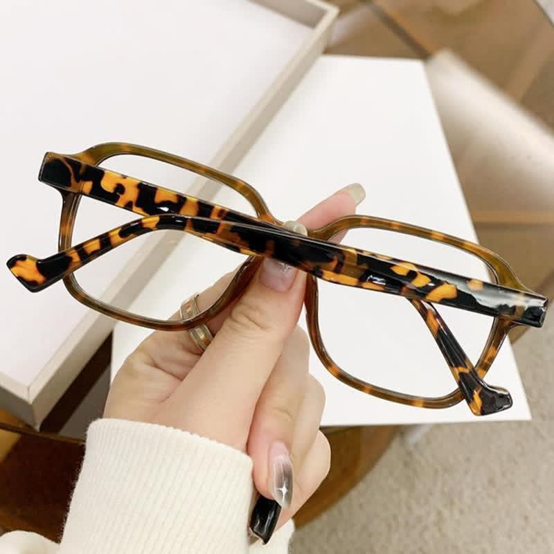 Spykay™ EG26786 Arrow Decor Square Frame Simple Anti-blue Light Glasses