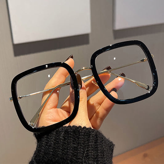 Spykay™ EG26796 Oversized Square Frame Anti-blue Light Classic Glasses