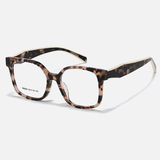 Spykay™ EG26789 Tortoise Shell Pattern Classic Square Frame Anti-blue Light Glasses