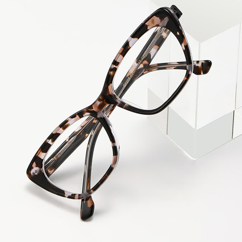 Spykay™ EG26790 Tortoise Shell Pattern Butterfly Frame Anti-blue Light Glasses