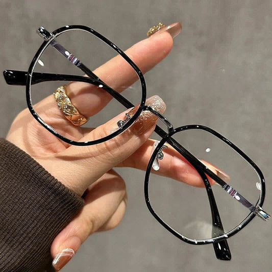 Spykay™ EG26793 Classic Geometric Large Frame Anti-blue Light Glasses