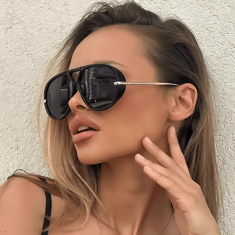 Spykay™ SG60674 Fashion Double Bridges Aviator Sunglasses