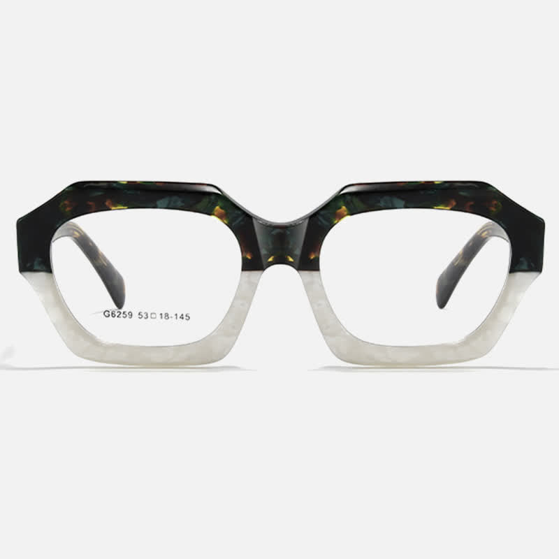 Spykay™ EG26799 Trendy Geometric Frame Anti-blue Light Glasses
