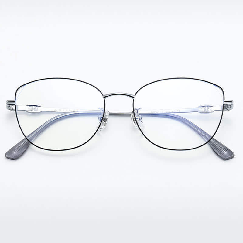 Spykay™ EG26802 Lightweight Cat-Eye Titanium Frame Anti-blue Light Glasses