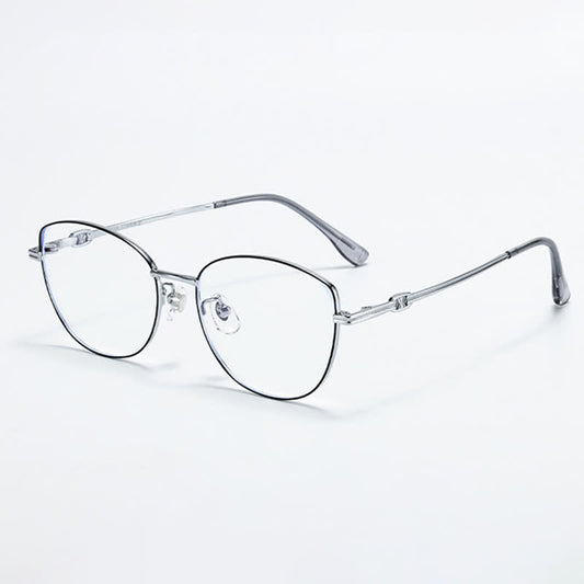 Spykay™ EG26802 Lightweight Cat-Eye Titanium Frame Anti-blue Light Glasses