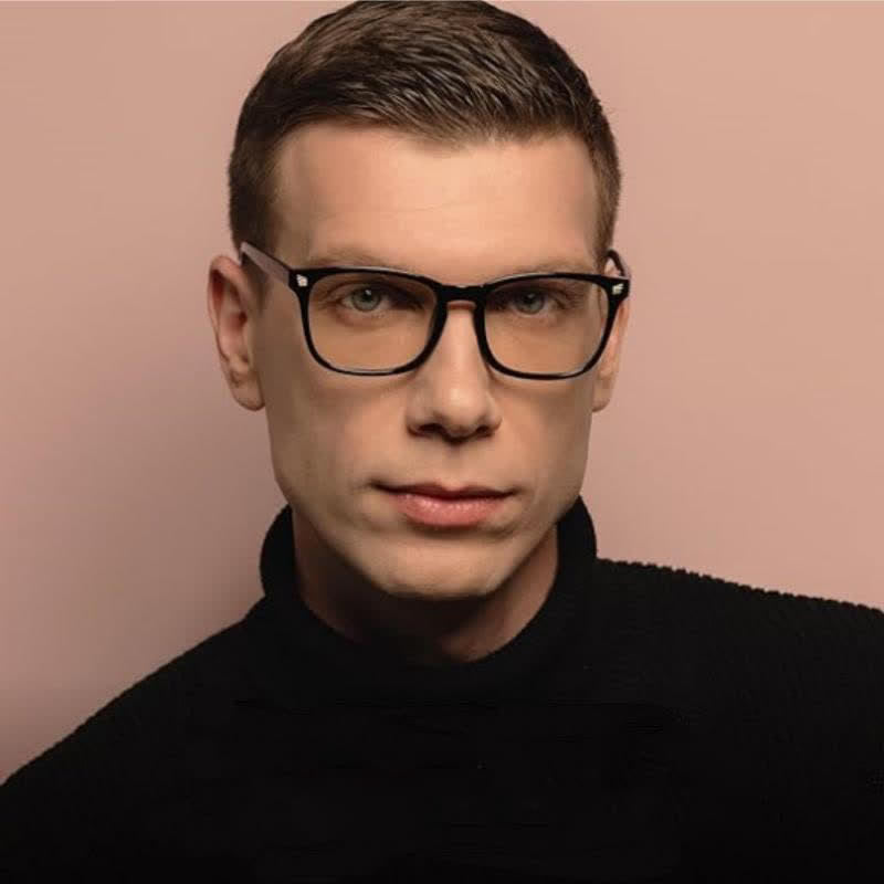 Spykay™ EG26743 Fashion Lightweight Simple Anti-blue Light Square Frame Glasses