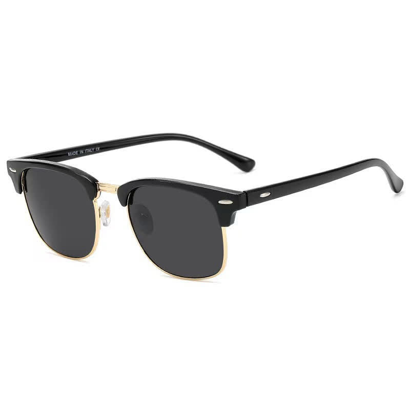 Spykay™ SG60929 Semi-Rimless Polarized Square Frame Browline Sunglasses for Fishing&Driving