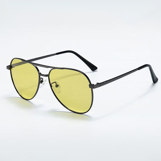 Spykay™ SG60936 Double Bridges Polarized Photochromic Aviator Sunglasses for Driving