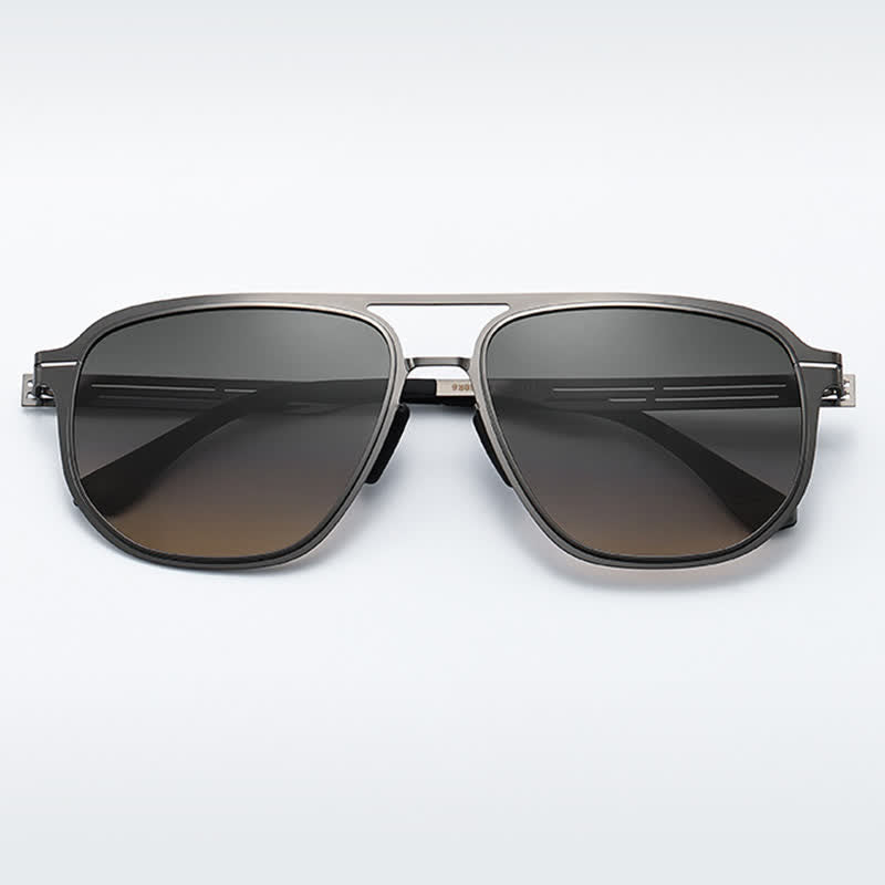 Spykay™ SG60939 Double Bridges Polarized Lightweight Aviator Sunglasses for Driving