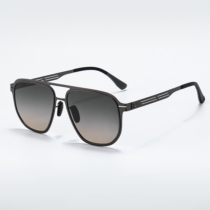 Spykay™ SG60939 Double Bridges Polarized Lightweight Aviator Sunglasses for Driving