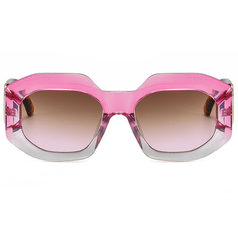 Spykay™ SG60947 Trendy Geometric Thick Frame Sunglasses