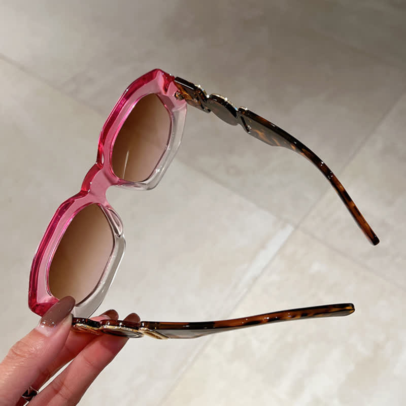 Spykay™ SG60947 Trendy Geometric Thick Frame Sunglasses