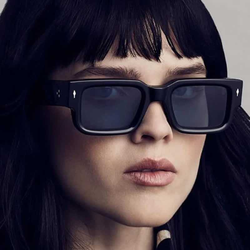 Spykay™ SG60748 Thick Rectangle Frame Trendy Sunglasses