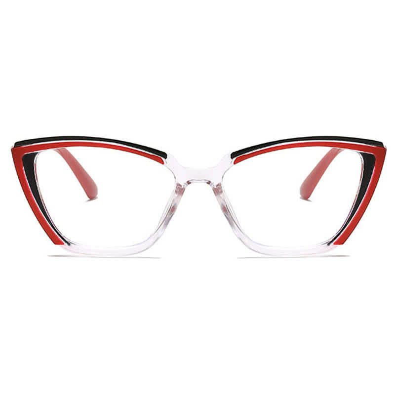 Spykay™ EG26814 Fashion Colorblock Butterfly Frame Anti-blue Light Glasses