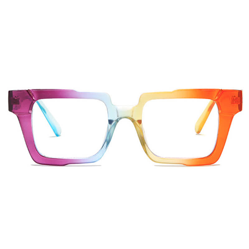 Spykay™ EG26815 Fashion Colorblock Square Frame Anti-blue Light Glasses