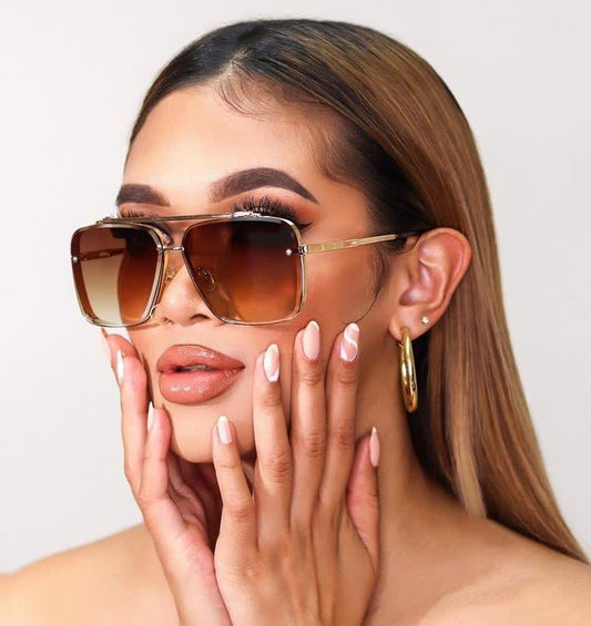 Spykay™ SG60949 Double Bridges Unisex Aviator Sunglasses