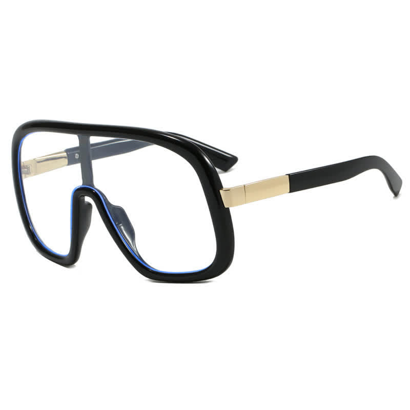 Spykay™ EG26824 Flat Top Double Bridges Oversized Trendy Aviator Glasses