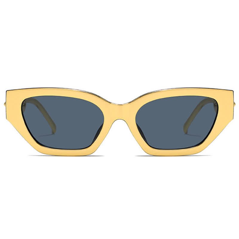 Spykay™ SG60953 Retro Cat-Eye Chain Temples Trendy Sunglasses