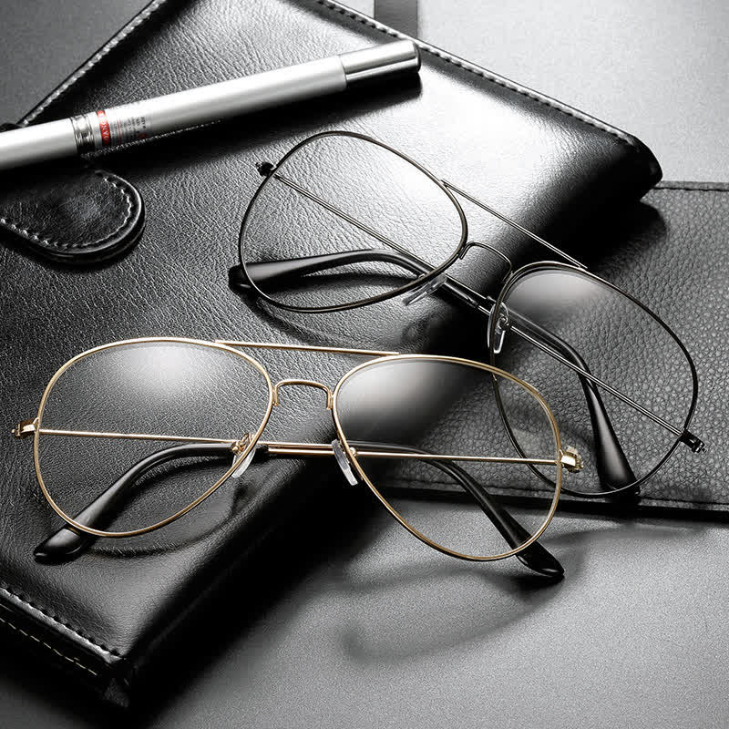 Spykay™ EG26827 Hipster Metal Retro Anti-blue Light Aviator Glasses