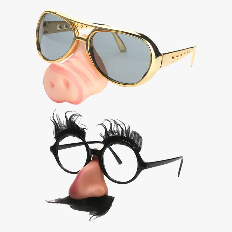 Spykay™ EG26829 Halloween Funny Disguise Glasses with Funny Nose with Eyebrows and Mustache
