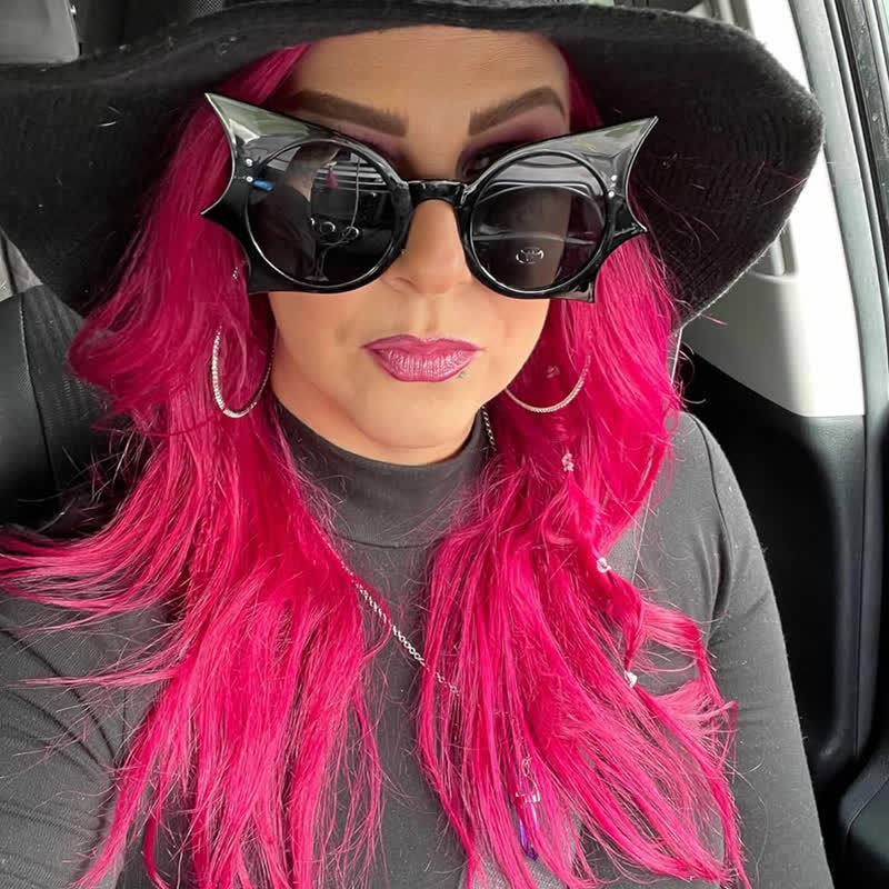 Spykay™ SG60985 Halloween Funny Oversized Batwing Shape Sunglasses