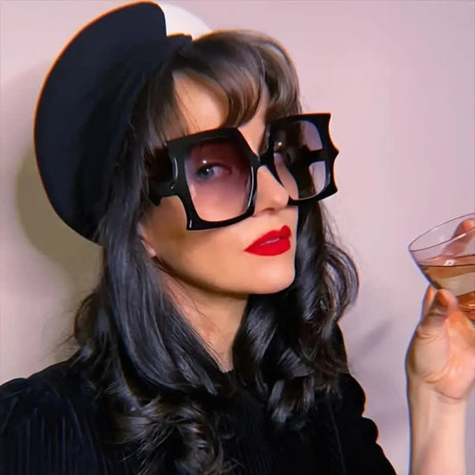 Spykay™ SG60986 Halloween Funny Oversized Square Frame Batwing Shape Sunglasses