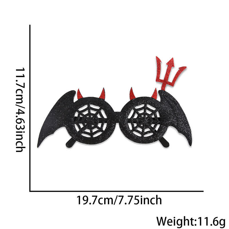 Spykay™ EG26830 Halloween Spooky Bat Pumpkin Skull Glasses for Adult Children