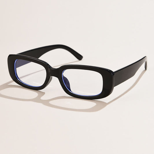 Spykay™ EG26859 Black Rectangle Small Thick Frame Vintage Glasses