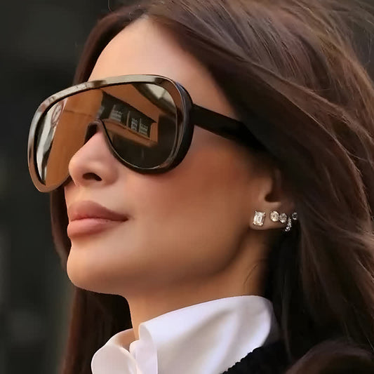 Spykay™ SG61001 Unisex Oversized One-piece Frame Aviator Sunglasses