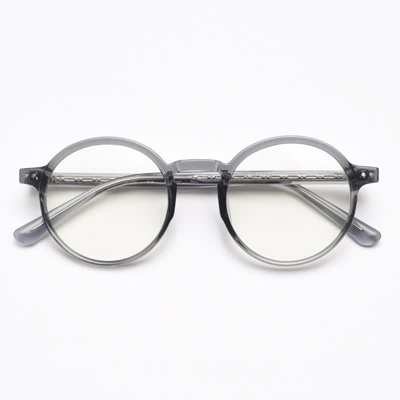 Spykay™ EG26870 Unisex Retro Simple Round Frame Anti-blue Light Glasses