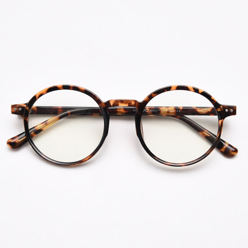 Spykay™ EG26870 Unisex Retro Simple Round Frame Anti-blue Light Glasses
