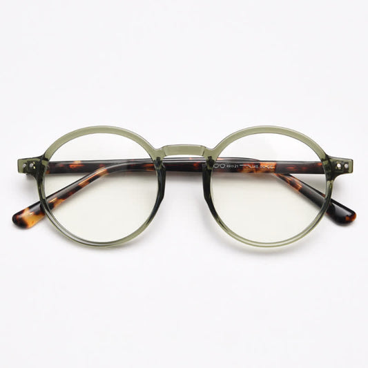 Spykay™ EG26870 Unisex Retro Simple Round Frame Anti-blue Light Glasses