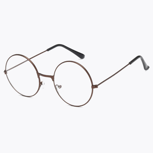 Spykay™ EG26874 Retro Round Frame Metal Anti-blue Light Glasses for Women Men