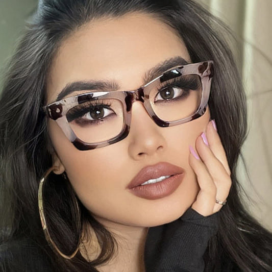 Spykay™ EG26879 Anti-blue Light Square Thick Frames Fashion Eyeglasses