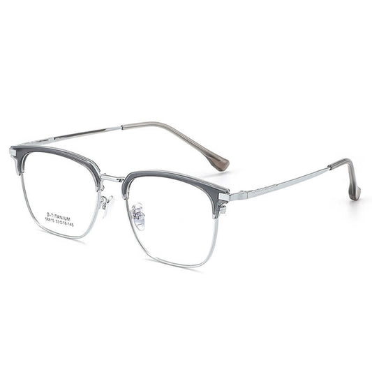 Spykay™ EG26899 Simple Anti-blue Light Square Frame Browline Glasses