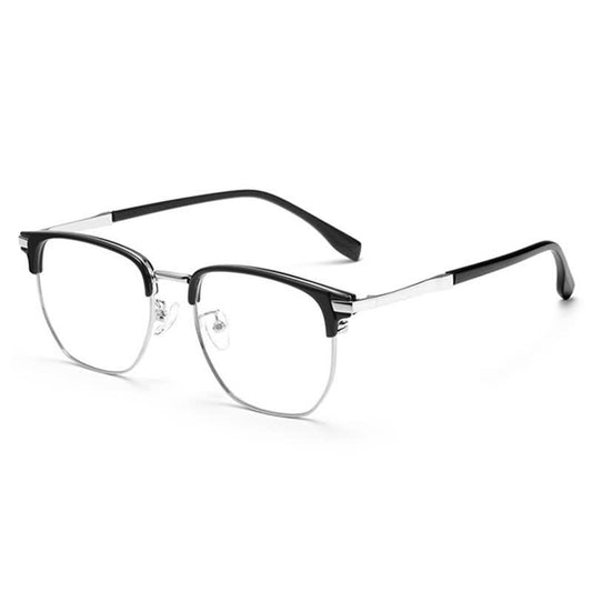 Spykay™ EG26900 Classic Anti-blue Light Square Frame Browline Glasses