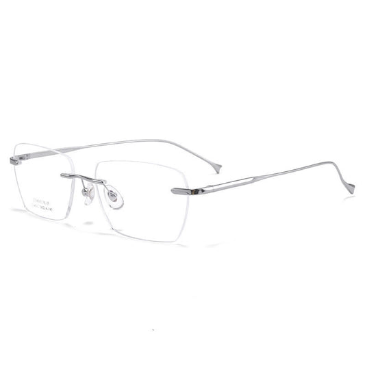 Spykay™ EG26902 Retro Rectangle Frame Anti-blue Light Hipster Rimless Glasses