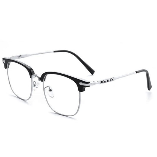 Spykay™ EG26897 Classic Square Frame Anti-blue Light Browline Glasses