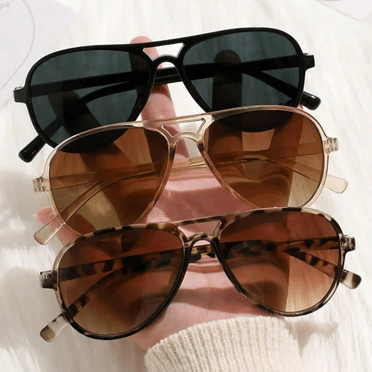 Spykay™ SG61020 Unsiex Double Bridges Retro Classic Aviator Sunglasses