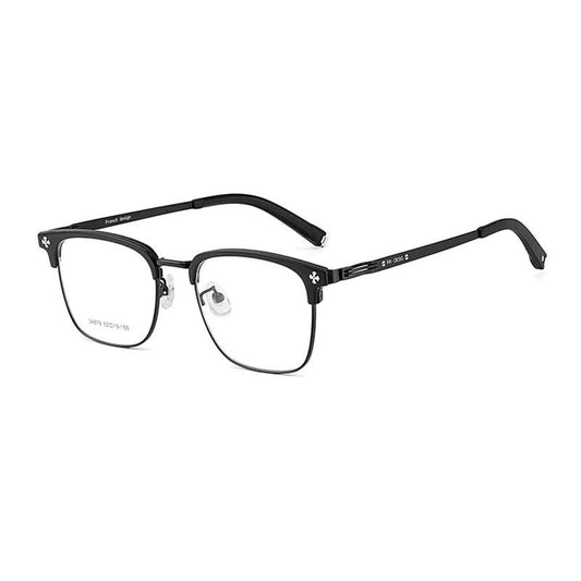 Spykay™ EG26925 Gothic Cross Unisex Square Frame Anti-blue Light Retro Browline Glasses