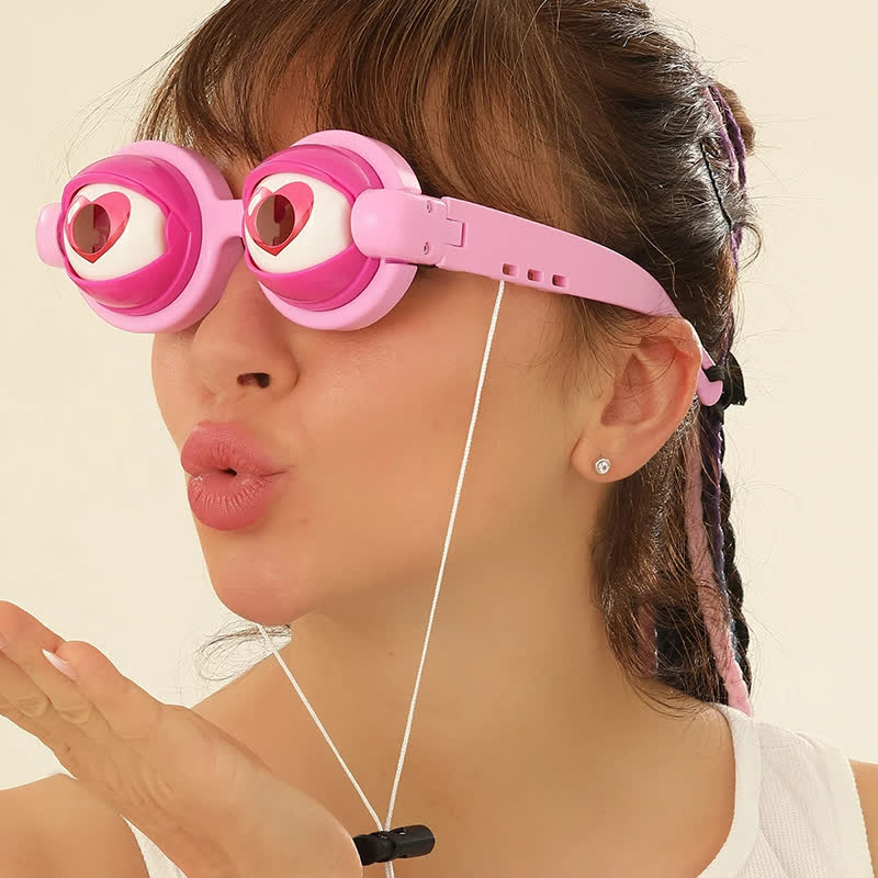 Spykay™ EG26928 Adults&Kids Funny Prank Googly Eyes Glasses Accessories for Halloween&Party