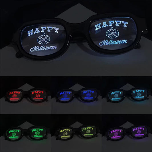 Spykay™ EG26929 HOT LED Pumpkin Glasses Light Up Glow Eyewear for Halloween&Party
