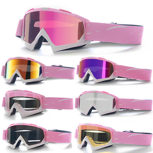 Spykay™ SG61025 Pink Over Glasses Windproof Ski Goggles Motorcycle Goggles for Men Women
