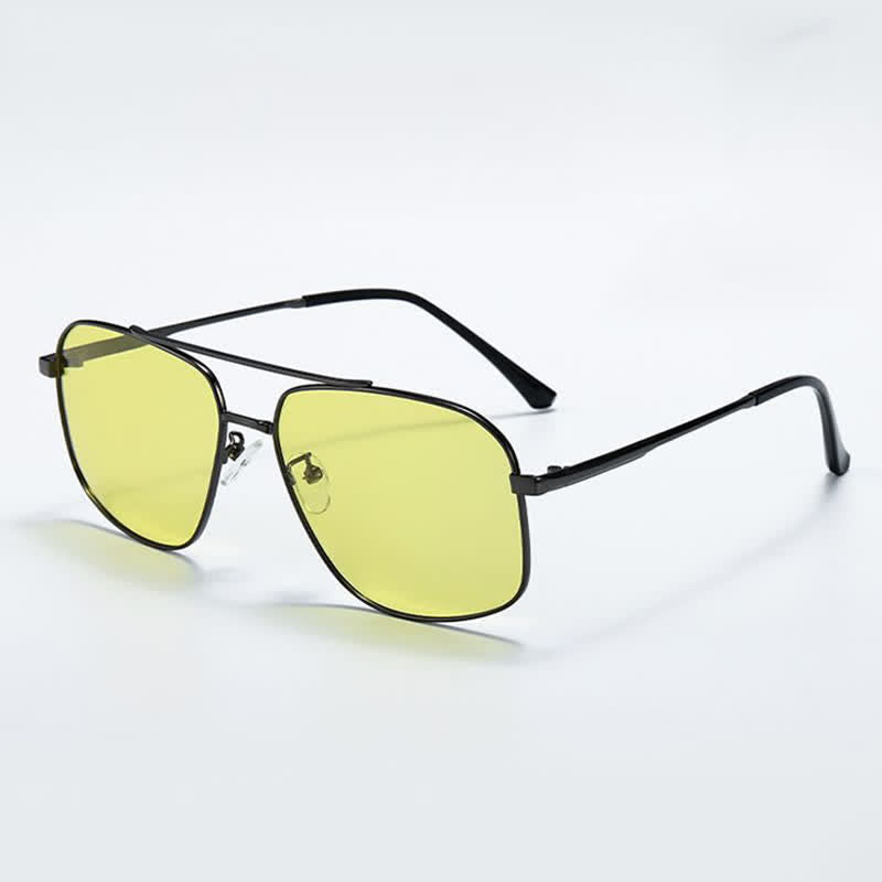 Spykay™ SG60937 Double Bridges Polarized Photochromic Aviator Sunglasses for Driving