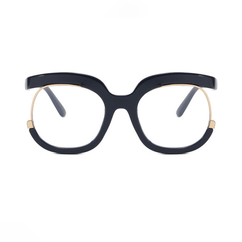 Spykay™ EG26670 Anti-blue Light Round Frames Owl Oversized Eyeglasses
