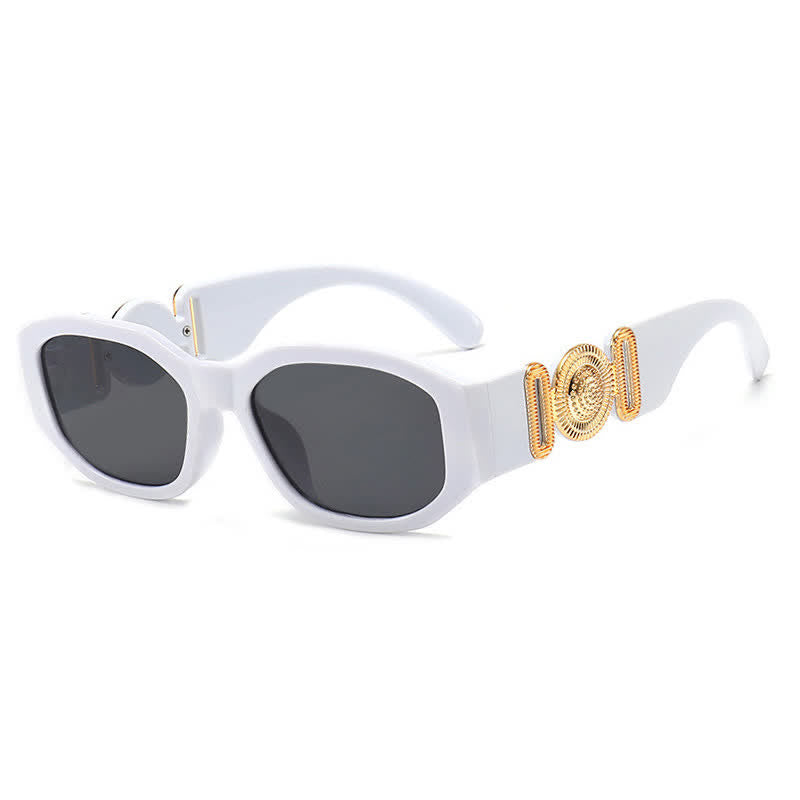 Spykay™ SG60708 Geometric Frames Thickened Temples Sunglasses