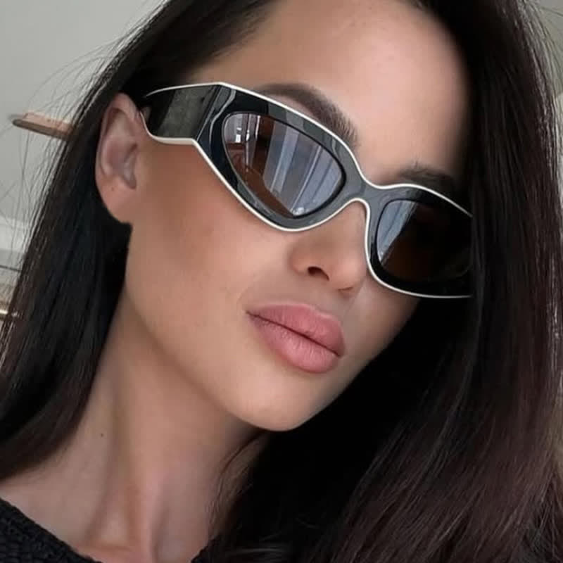 Spykay™ SG60758 Colorblock Cat-Eye Sunglasses