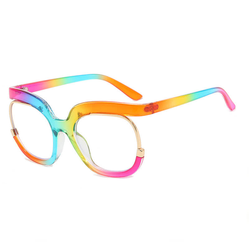 Spykay™ EG26670 Anti-blue Light Round Frames Owl Oversized Eyeglasses