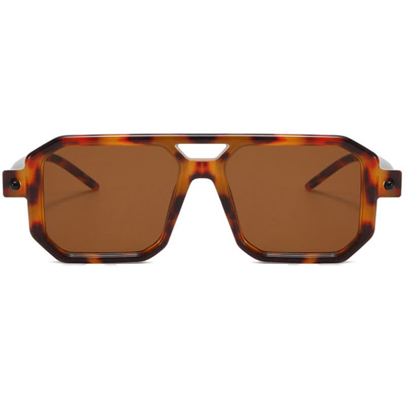 Spykay™ SG60869 Double Bridges Square Frame Sunglasses